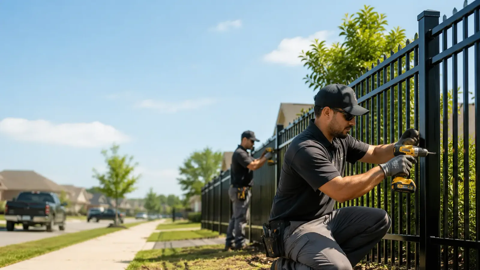 Metal Fence Installation in Pipe Creek, TX